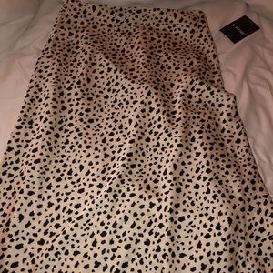 Cheetah Midi Skirt